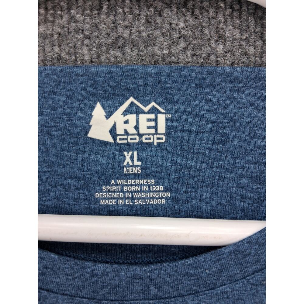 Rei Active Pursuits Tshirt Mens Xl Blue Long Sleeve Performance - Picture 5 of 8